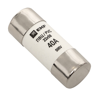 Плавкая вставка цилиндрическая ПВЦ (22х58) 40А PROxima EKF