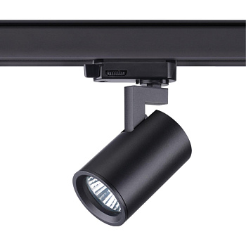 Св-к трёхфазный трековый IP20 GU10 50W 220V GUSTO черный NOVOTECH