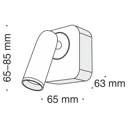 Бра 3Вт 3000K Белый IP20 Mirax C039WL-L3W3K Technical