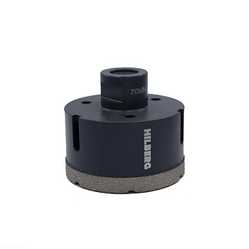 Коронка алмазная 70 мм Super Hard M14 HH670 Hilberg