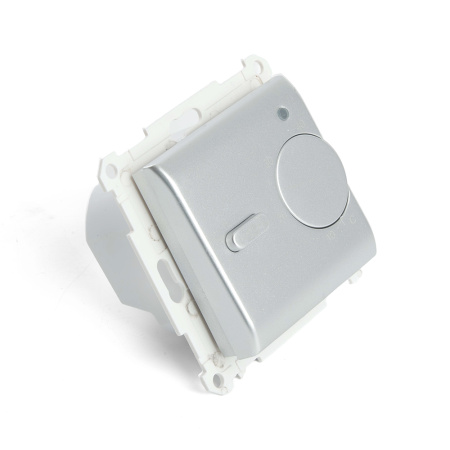 Терморегулятор механический для теплого пола (механизм), STEKKER GLS00-7117-01, 250В, 3500Вт, серия Катрин, белый