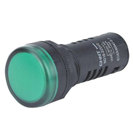 Индикатор ND16-22D/2 зеленый AC/DC230В (R) CHINT