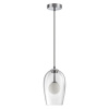 Подвес G9 1*40W LOSTAR хром/белый/прозрачный/стекло ODEON LIGHT