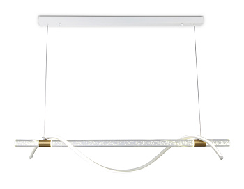 Светильник светодиодный подвесной FL5002 WH/GD белый/золото 4200K 12W 1000*60*1200 (без ПДУ) Ambrella Light