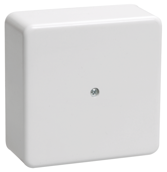 Коробка распаячная КМ для открытой проводки 75х75х28мм белая IEK