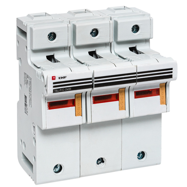 Предохранитель-разъединитель для ПВЦ 22x58 3P (с индикацией) PROxima EKF