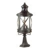 Уличный св-к на столб IP44 E14 3*60W 220V SATION черный/зол.патина ODEON LIGHT
