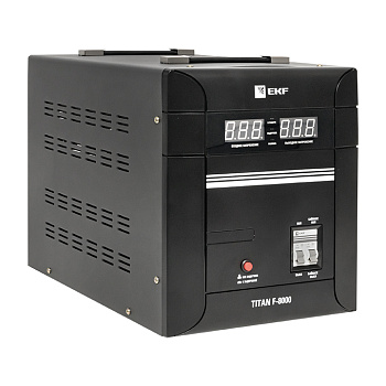 Стабилизатор напряжения напольный TITAN F-8000 PROxima EKF
