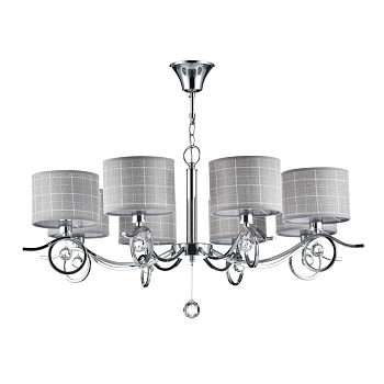 Люстра 8*E14 40Вт Хром IP20 Bertrand FR5906-PL-08-CH Freya