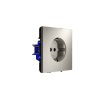 Розетка встраиваемая Voltum S70 с заземлением 16А, (кашемир)