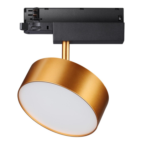Трехфазный трековый св/д св-к IP20 LED 24W 4000K 2100Лм 100-265V матовое золото PROMETA NOVOTECH