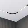 Трековый светильник LED 12Вт Черный IP20 Magnetic track system Exility TR030-4-12W3K-WW-DS-B Technical Maytoni