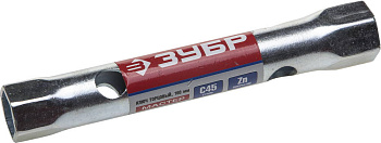 Ключ торцовый "Мастер", трубчатый двухсторонний, прямой, 12х13мм ЗУБР