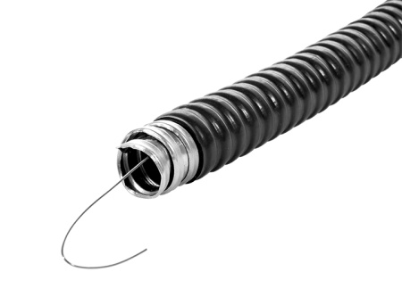 Металлорукав нг ПВХ РЗ-ЦП - 15 с протяжкой (50 м) PROxima EKF