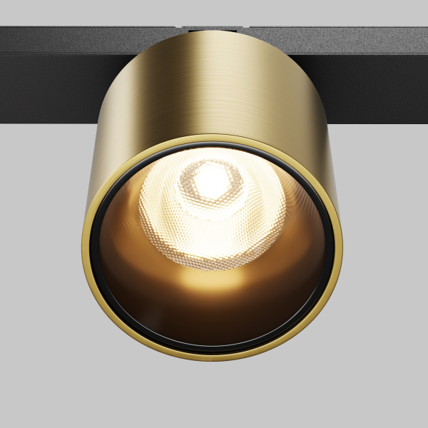 Трековый светильник LED 7Вт Латунь IP20 Magnetic track system Exility TR132-2-7W3K-BS Technical Maytoni