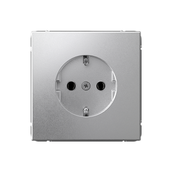 ARTGALLERY РОЗЕТКА с заземлением, 16А, механизм, АЛЮМИНИЙ Systeme Electric