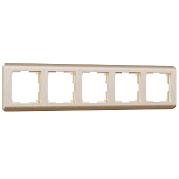 Stream Рамка на 5 постов (шампань) Werkel