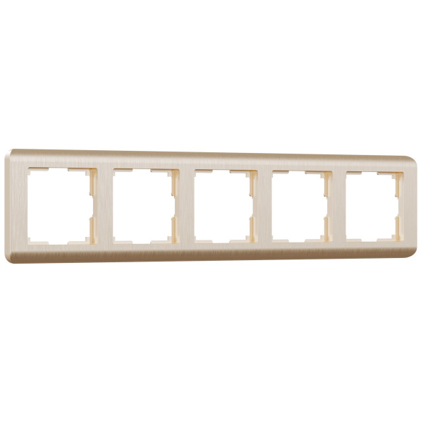 Stream Рамка на 5 постов (шампань) Werkel