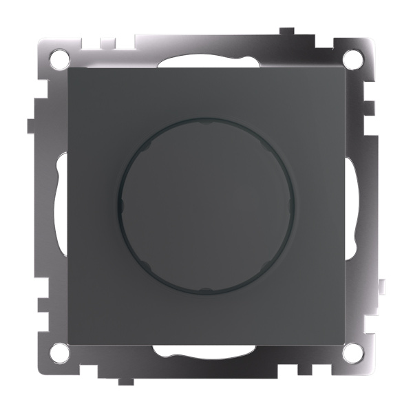 Выключатель диммирующий TRIAC (механизм) 250В, 500W, серия Катрин, графит, GLS10-7106-06 STEKKER