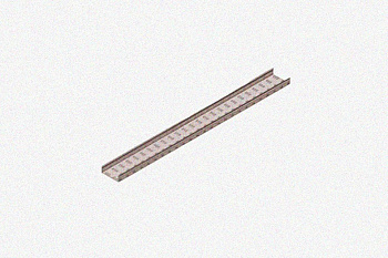 Лоток замковый глухой ЛМЗГ 300х100х3000 УТ1,5, горячее цинкование, S0,8