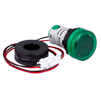 Индикатор значения тока и напряжения зеленый ED16-22AVD 100А PROxima в комплекте с трансформатором тока EKF