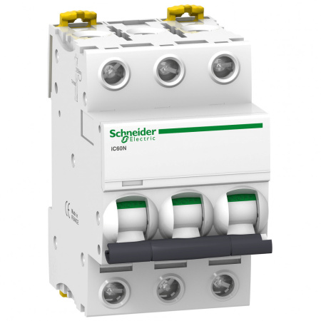 Выключатель автоматический ВА МОД 3П 6А С 6кА iC60N Schneider Electric