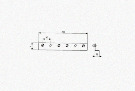 Соединитель лотковый замковый СЛЗх50х1,0 У3, окрашенный, S1,0