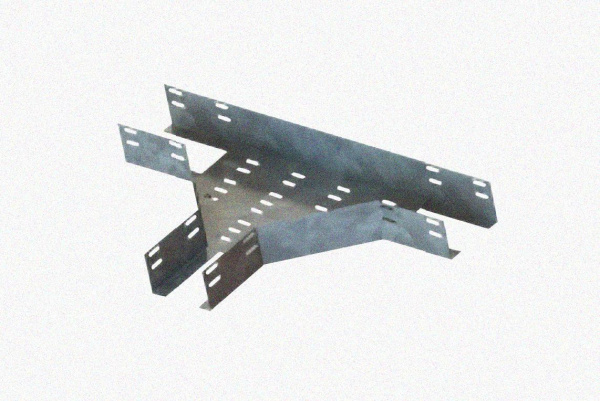 Лоток тройниковый перфорированный ОТ 500х50 У3, окрашенный, S1,5