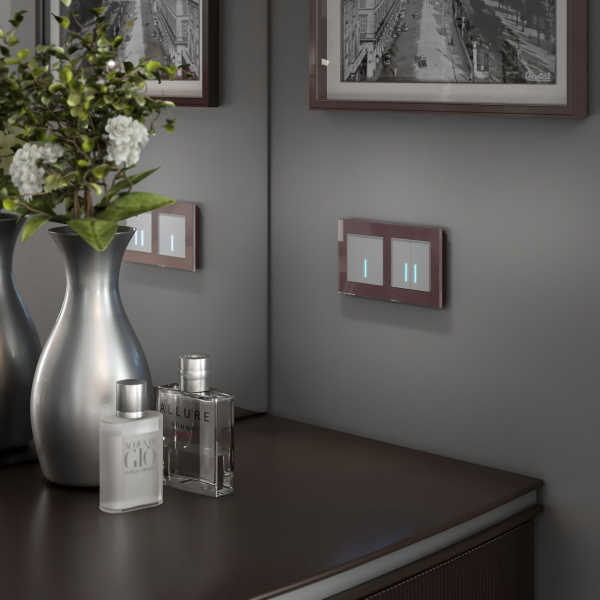 Favorit Рамка на 2 поста (мокко) Werkel