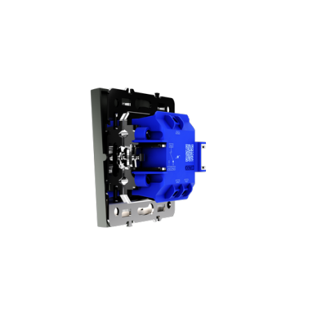 Проходной переключатель встраиваемый Voltum S70 одноклавишный с подсветкой 10А, (титан)