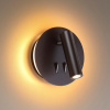 Наст-й св-к с лампой д/чтения с выкл LED 9W 3000K 220V BEAM черн/металл ODEON LIGHT