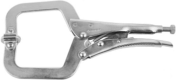 Зажим "ЭКСПЕРТ" ручной, специальный,точечный с подвижными губками, для деталей различных форм, 280мм ЗУБР