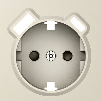 Donel A07 матовый кашемир накладка для розетки Schuko с зарядным устройством USB A+C, со шторками 16A 250 В~,серия DB