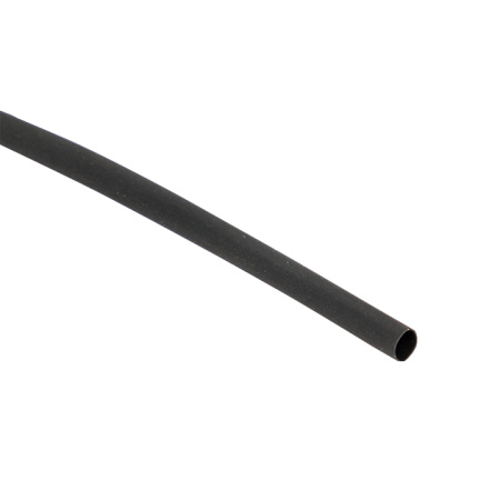 Термоусаживаемая трубка ТУТ нг 2,5/1,25 черная в отрезках по 1м PROxima EKF