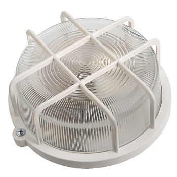 Светильник НПП 03-100-005.04 белый с решеткой General