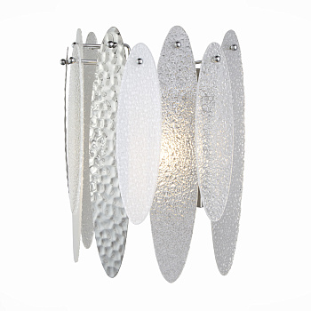 Бра Хром/Прозрачный, Белый E14 2*60Вт SL1224.101.02 ST LUCE