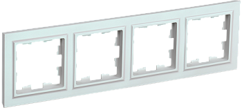 BRITE Рамка 4-местная РУ-4-БрЖ жемчуг IEK