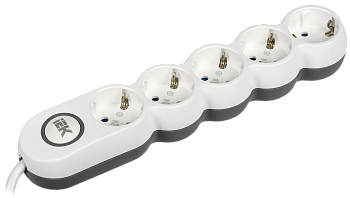 Удлинитель У05В 5 мест 2P+PE/3м 3х1,5мм2 16А/250В UNO IEK