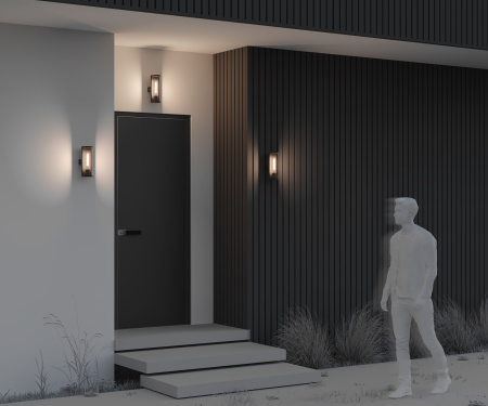 Настенный светильник (бра) 15Вт Графит IP54 Conf O451WL-01GF Outdoor Maytoni