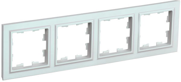 BRITE Рамка 4-местная РУ-4-БрЖ жемчуг IEK