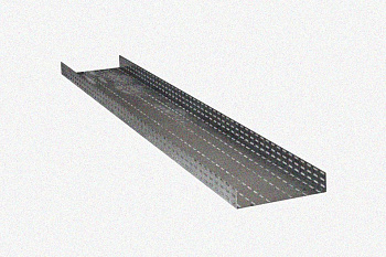Лоток глухой ЛМГ 75х65х3000 УТ1,5, горячее цинкование, S1,5