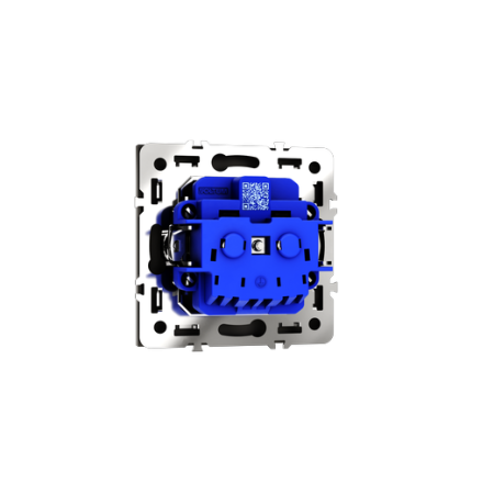 Розетка встраиваемая Voltum S70 с заземлением и защитными шторками, 16А, (кашемир)