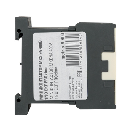Миниконтактор МКЭ 9А 400В 1NO EKF PROxima