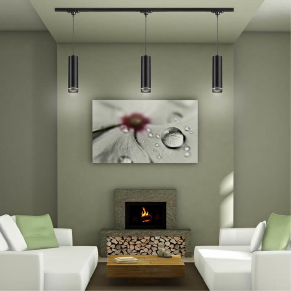 Св-к трековый однофазный IP20 LED 3000K 12W 160-265V ARUM черный NOVOTECH