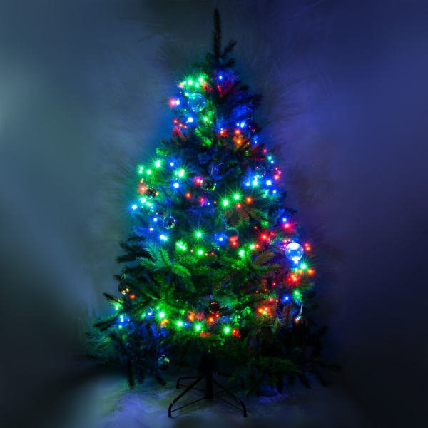 Гирлянда нить "Мишура" мульти 5м IP20 (400-004 мульти) Eurosvet