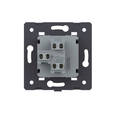 Выключатель однолинейный клавишный (модуль) БЕЛЫЙ Livolo