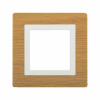 Рамка из натурального дерева, "Avanti", беленый дуб, 1 пост (2 мод.) DKC