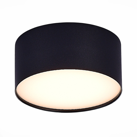 Светильник потолочный Черный LED 1*12Вт 3000К 1 080Lm Ra>85 120° IP20 D120xH55 185-265В ST606.432.12 ST LUCE