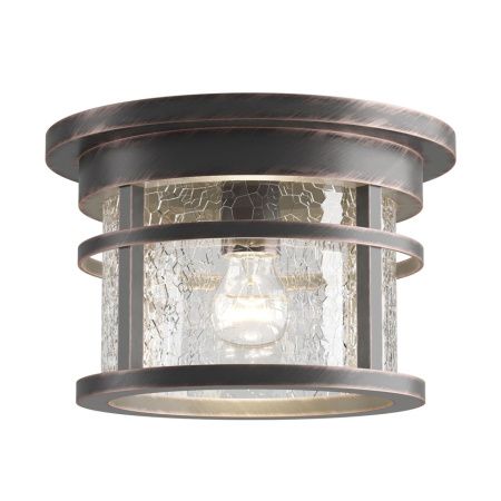 Уличный потолочный св-к IP44 E27 60W 220V VIRTA коричневый/патина ODEON LIGHT
