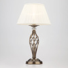 Классическая настольная лампа с абажуром 1*E14 40Вт античная бронза IP20 Selesta (01002/1 античная бронза) Eurosvet